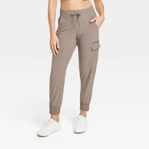 All In Motion Women's Flex Woven Cargo Joggers UPF 50+ Sports Quick Dry Pants