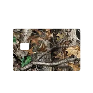 Custom Adhesive Stickers Camouflage Credit Card Sticker - High Quality, Waterproof, Stain Resistant