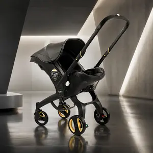 Portable Reversible Baby Stroller - Lightweight Folding Infant Pushchair with Adjustable Recline, Durable Metal Frame, Compact Travel Design, Infant Car Seat Compatibility for Daily Outdoor & Shopping Use