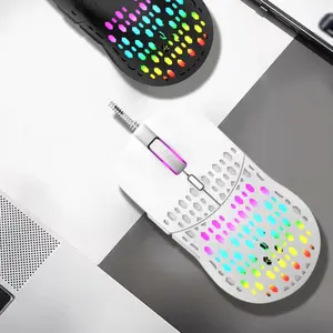 G701 Gaming Mouse Wired, Backlight RGB Mouse, Lightweight, 4 Adjustable Dpi, 6 Programmable Buttons, Ergonomic for PC/MAC/linux