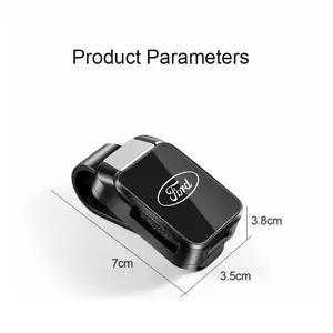 Car Visor Sunglass Holder Clip For Ford ranger fiesta escape ecosport focus F-150 mustang mondeo road driver smax Fusion Mk3