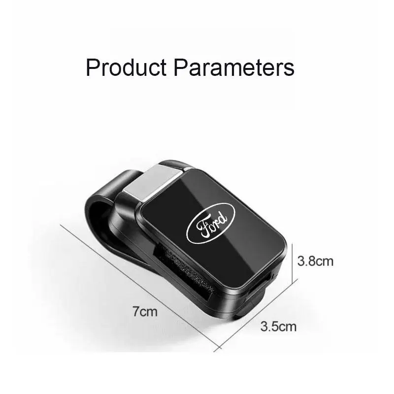 Car Visor Sunglass Holder Clip For Ford ranger fiesta escape ecosport focus F-150 mustang mondeo road driver smax Fusion Mk3