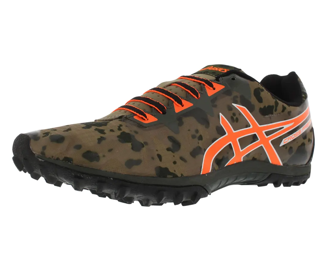 Asics Cross Freak 2 Men's Lace-Up Running Sneakers, Track Footwear, Sizes 13-14
