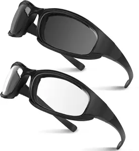 Motorcycle Riding Glasses Motorcycle Goggles Padding Goggles Motorcycle Sunglasses UV Protection Dustproof Windproof