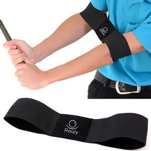 Golf Swing Trainer Aid,Swing Correcting Arm Band, Swing Easy Black
