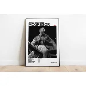 Conor McGregor poster UFC wall art MMA Poster (No Framed)