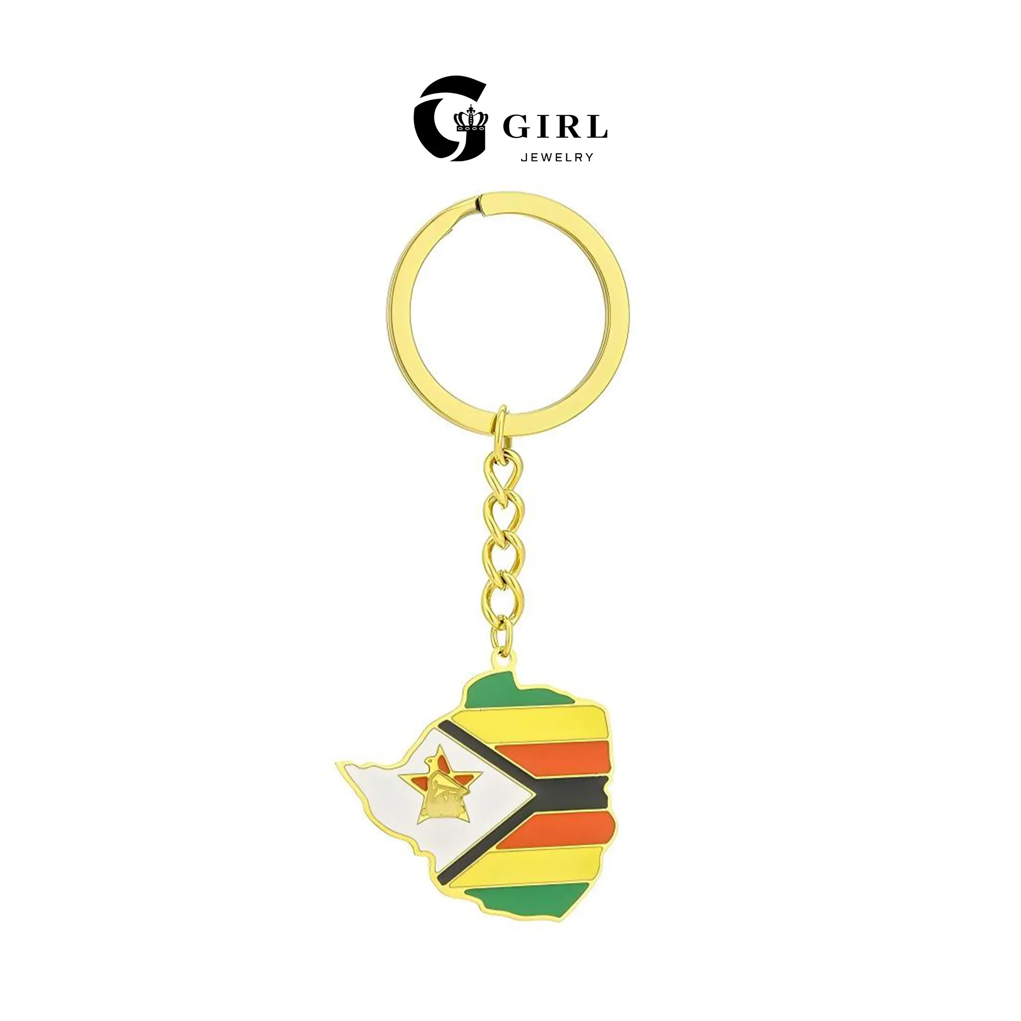 Z-Zimbabwe-Keychain