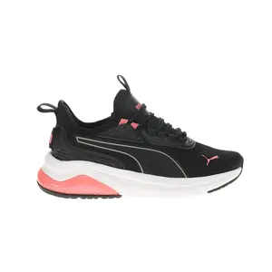 PUMA Womens Amplifier Lace Up Sneakers Shoes Casual - Black
