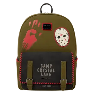Friday the 13th Camp Crystal Lake Canvas Glow Full-Size Backpack