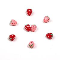 Strawberry beads YT158012 50PCS