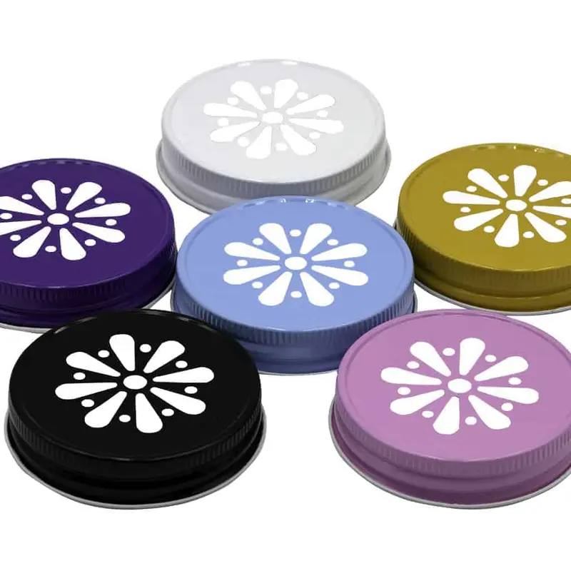 Daisy Lids for Regular Mouth Mason Jars