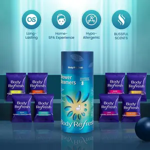 BodyRefresh Shower Steamers Aromatherapy 8 Pack - Birthday Gifts for Men Him,Mothers Day Gifts for Mom Wife,Shower Bombs with Natural Esseential Oils for Home Spa Relaxation,Stress Relief Self Care