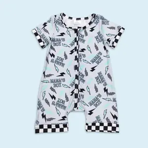 Mamas boy toddle baby summer short sleeve romper