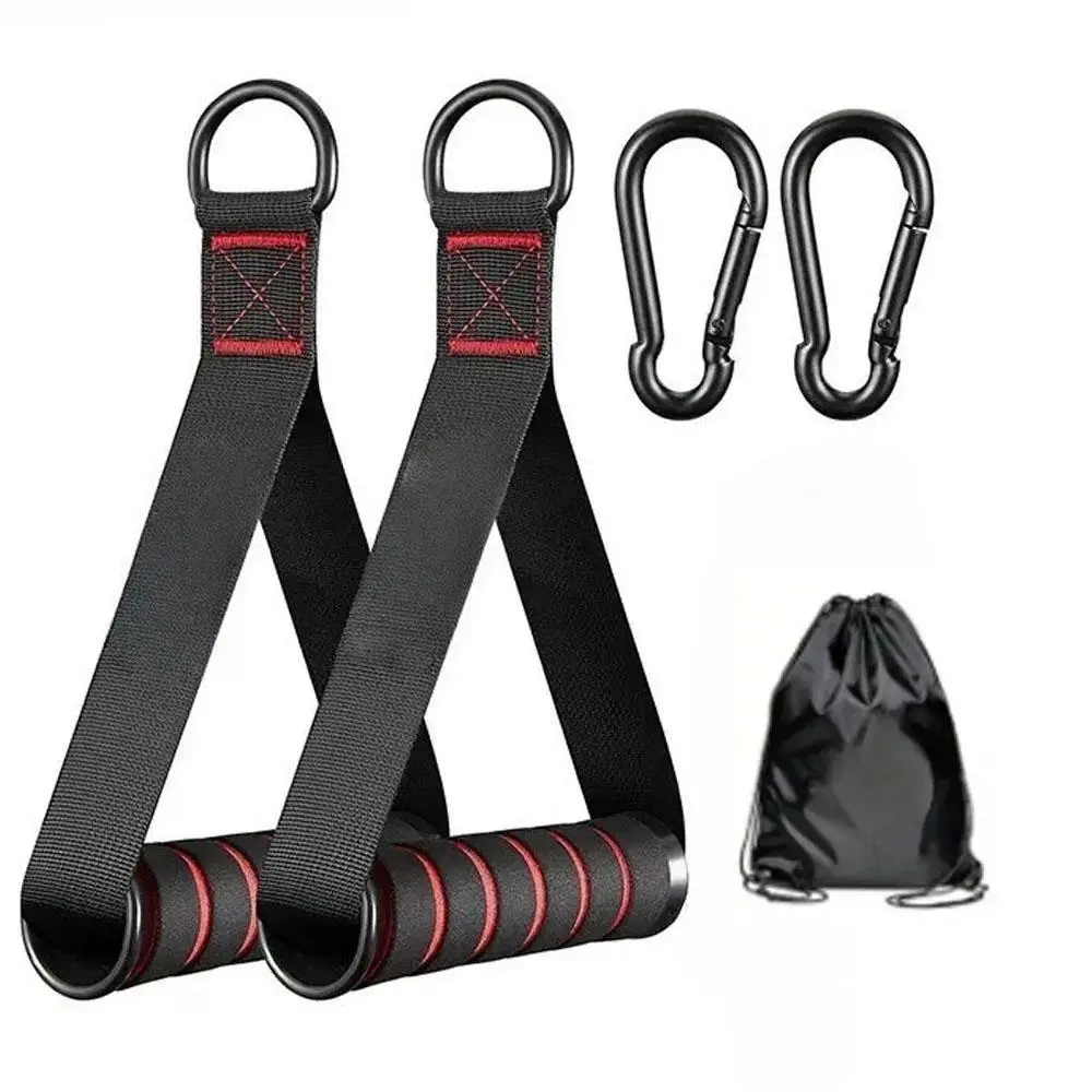 Dual Color Handle Resistance Band, Handheld Pull Rope, Home Gym Exercise Tool, Unisex Fitness Equipment, Home Workout Equipment, Stretching Accessories, Stretching Gear (multiple Colors)
