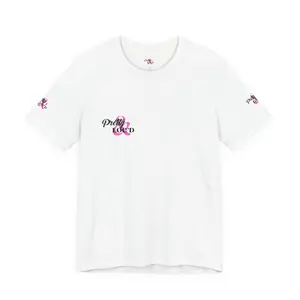 Pretty & Loc'd T-Shirt | Typography script, pink ampersand