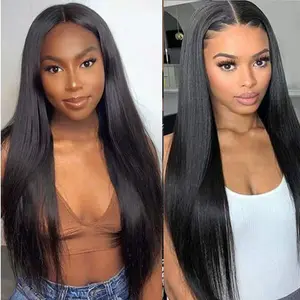 Lynk&Beauty Hair 13x3 lace hair straight Wig ear to ear HD lace front closed free part Brazilian straight hair extension 200% density lace front Wig human hair pre cut baby hair