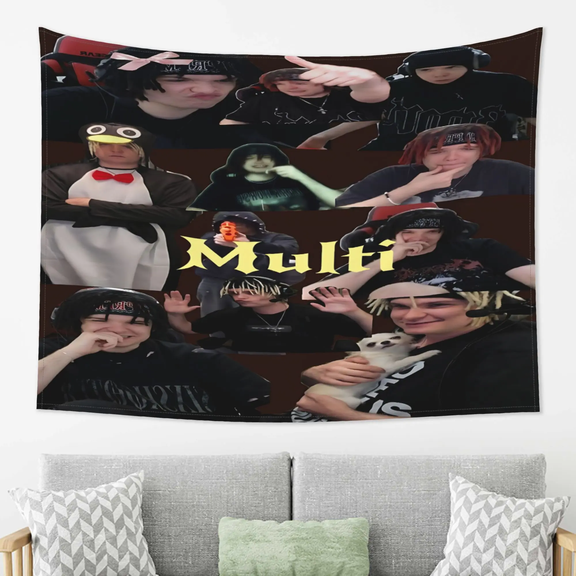 Young Multi Ultra Style Tapestry, Available in Various Sizes, Suitable for Decorating Living Rooms, Bedrooms, Offices, And Family Room Parties, for Both Indoor And Outdoor Use, Horizontal Orientation, No Batteries Required
