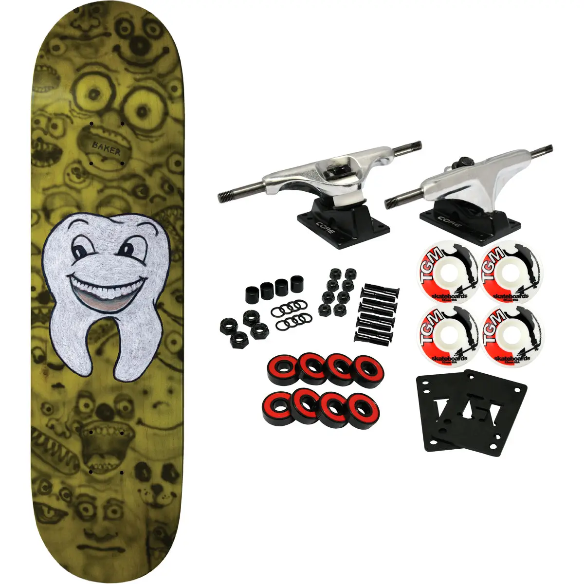 Baker Skateboard Complete Figgy Rocket Science 8.25" x 31.875"