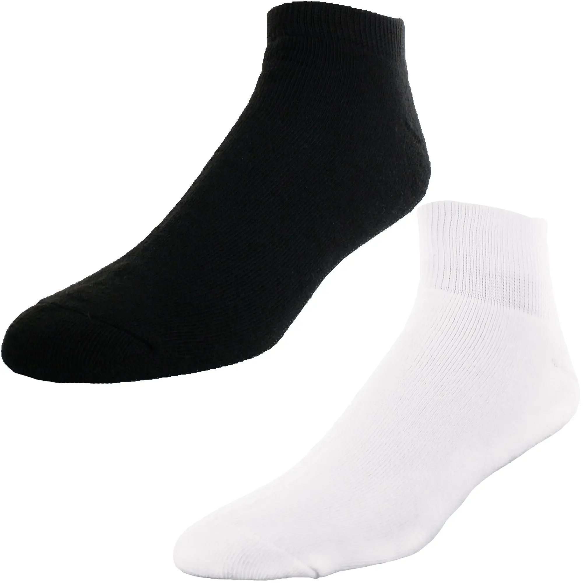 Sof Sole Men's Basic Casual Pocket Ankle Socks, 6-Pack (6 Pairs) Breathable Polyester Blend with Cushioning, Arch Support, Anti-Slip Design