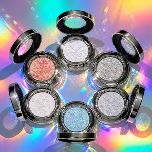 Multi-Chrome Duo Chrome Glitter Eyeshadow, Color-ShiftingIridescent Holographic Shimmer, Micro-Fine Sparkle Topper,Talc Free Vegan Safe Metallic Eyeshadow, Wear Alone or Layer,Ethereal Shimmer Glow for Eye Makeup