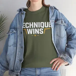 Technique Wins T-Shirt | Sports Training Graphic Tee