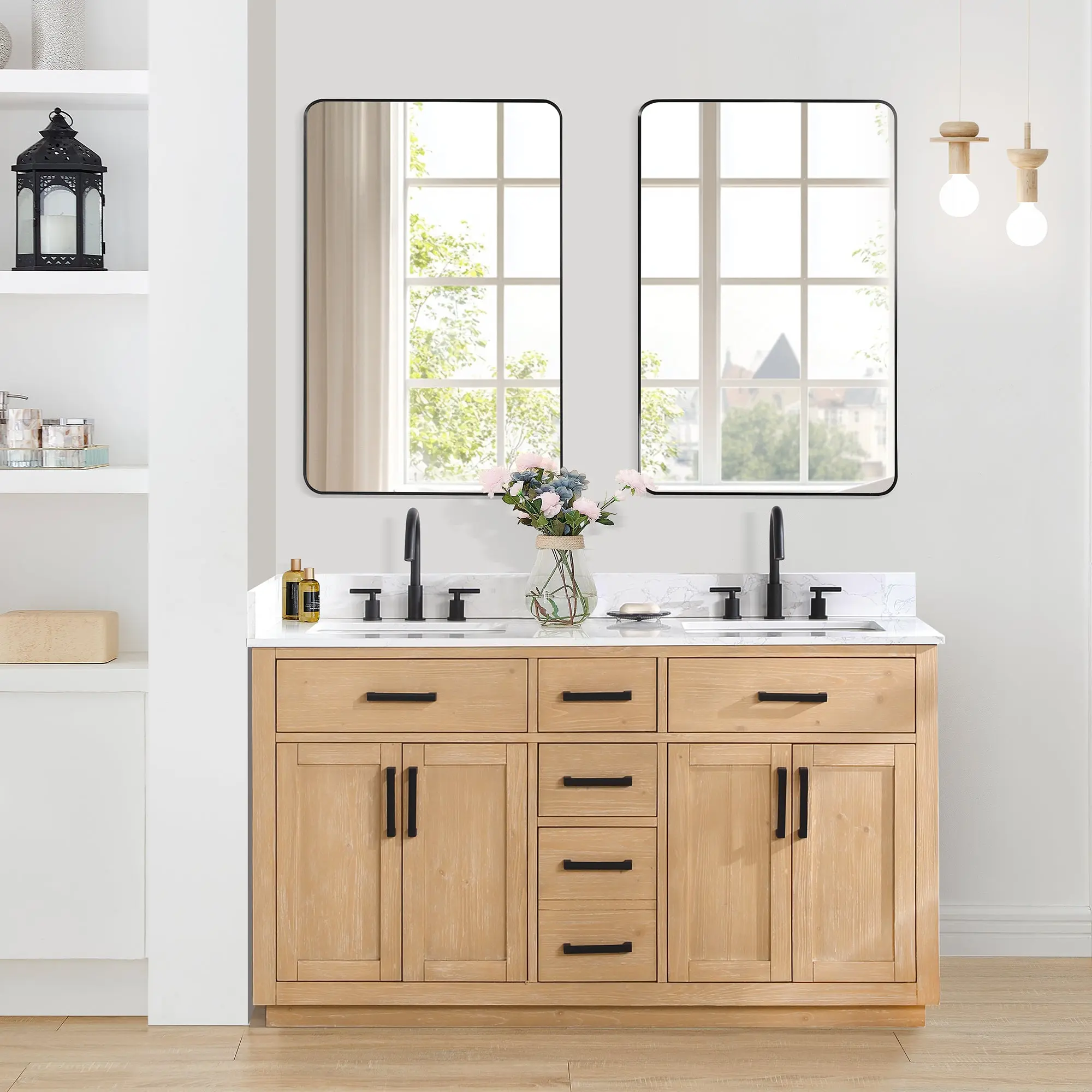 Gavino 60" double vanity with top