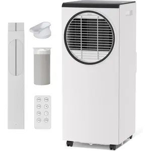 3-in-1 Portable Air Conditioner, 8000 BTU AC Unit with Remote Control & 24H Timer, Dehumidifier & Fan for Room, Small Portable AC with Remote, 350 Sq. Ft.