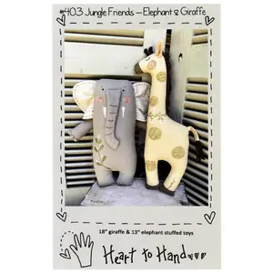 Jungle Friends - Elephant & Giraffe