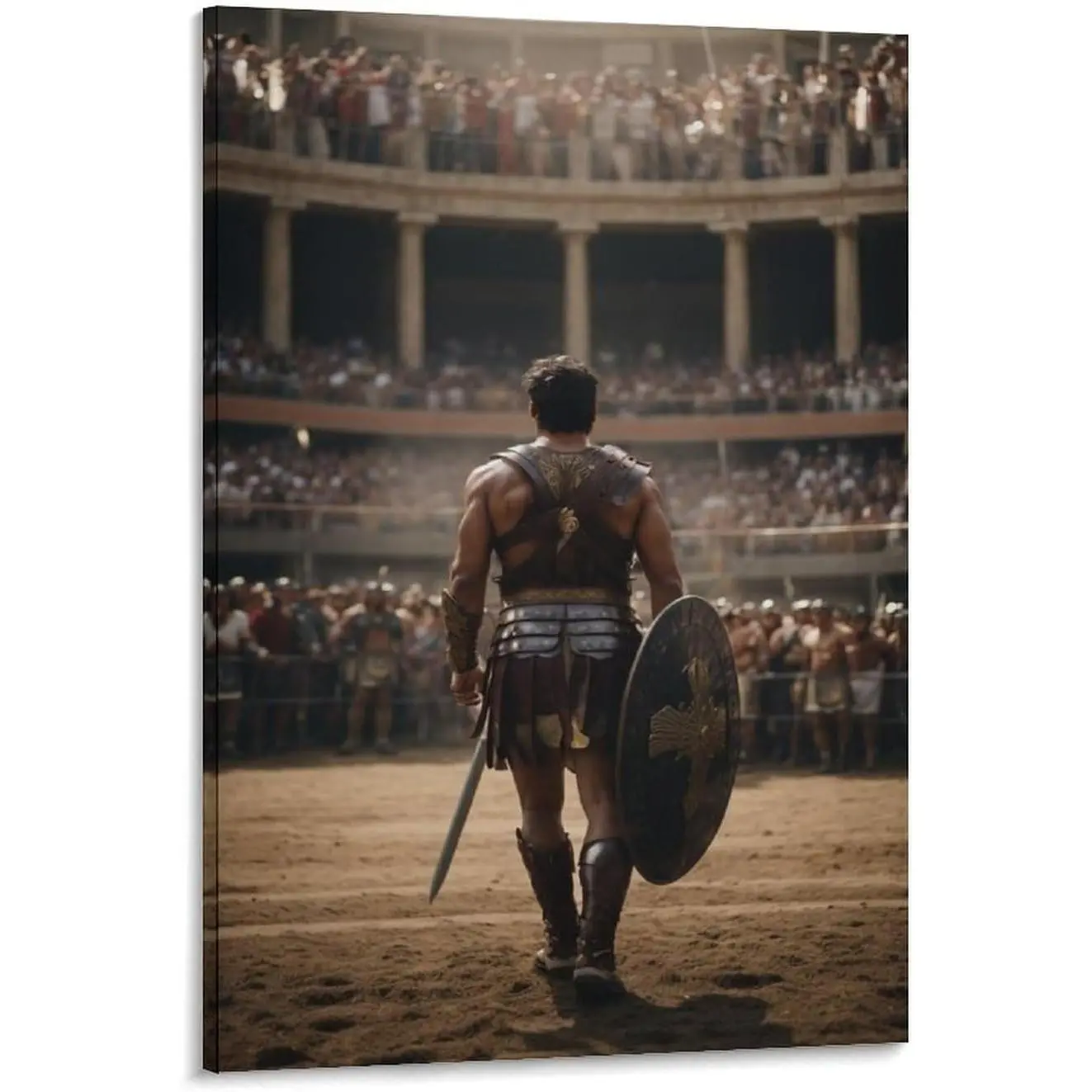 2024 Movie Gladiator II Poster Poster Decorative Painting Canvas Wall Art Living Room Posters Bedroom Painting