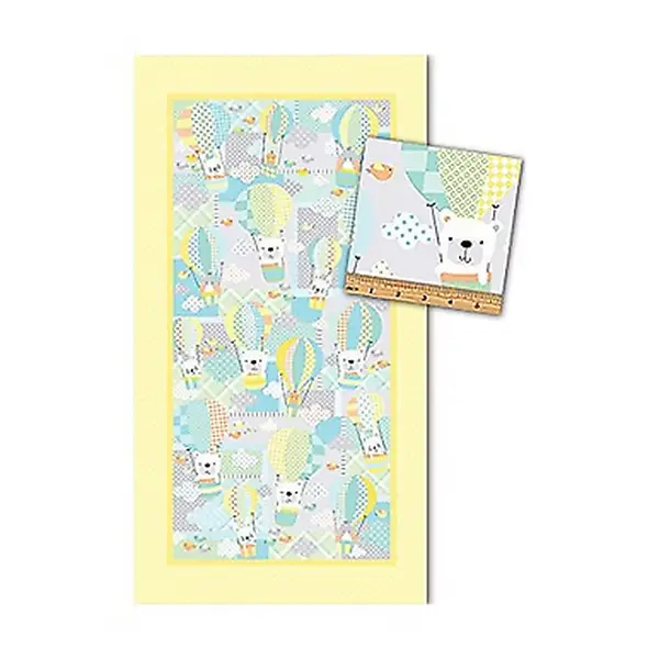 Breezy Baby Panel 24 x 44 Cotton Fabric by Benatex