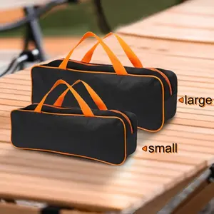 Heavy tool storage bag-with zipper design, vehicle-mounted durable tool storage bag. Suitable for machinists, DIY projects and professional contractors-special tool bags for home maintenance, picnic tools storage,