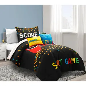 Lush Decor Video Games Reversible Comforter 4PcTwin