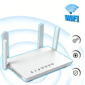 2.4G High-Speed WiFi Modem Router 4 Antennas | Multi-Device Connectivity | 1000sq.ft Whole House Coverage | For Streaming Gaming Remote Work