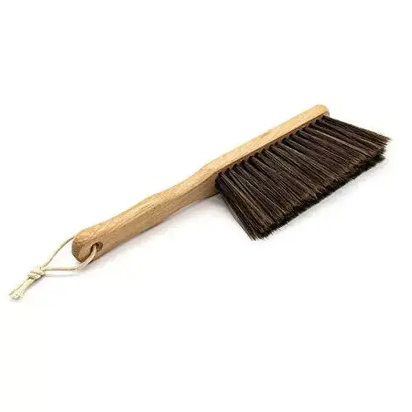 [High Quality], Wood Dusting Brush Cleaning Dusteres Fiber Bench Brushes Dark Brown 11.4 Inch Wooden