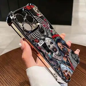 Horror Art the Clown T-Terrifier Phone Case, Compatible with iPhone Models 17-11 & More, Durable Protective Design