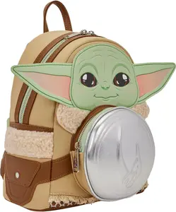 Loungefly Star Wars The Mandalorian Grogu & Anzellan Mini Backpack