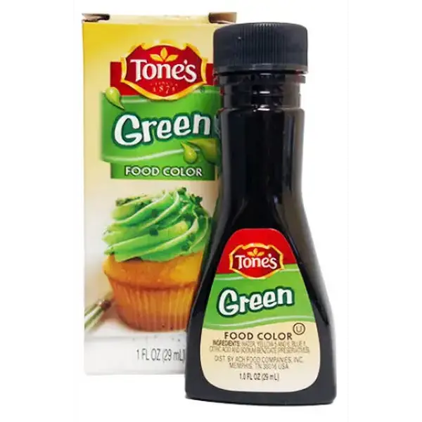 Tone's Green Food Color, 1 oz. (52041)