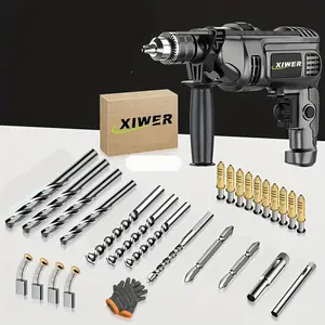 NEW Impact Drill Corded Drill Electric Drill Power Tool Set 110v