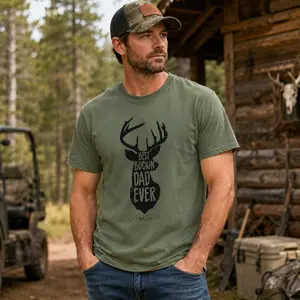 Mens Best Buckin Dad Classic Tee