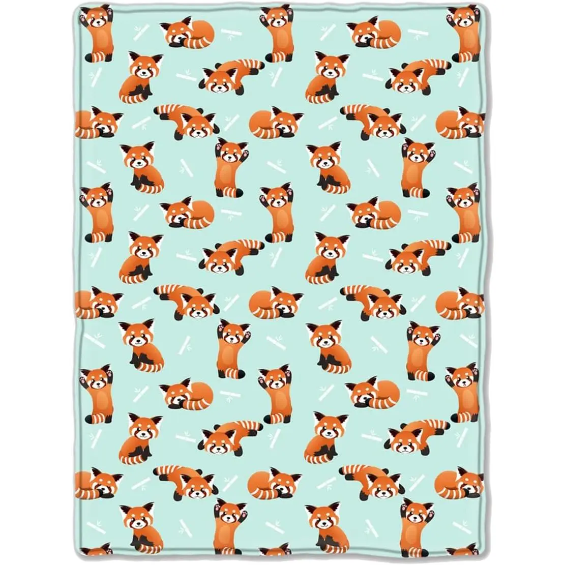 Red Panda Gifts Flannel Fleece Throw Blanket Warm Cozy Plush Bed Blankets for Sofa Couch Bedroom 50"X40"