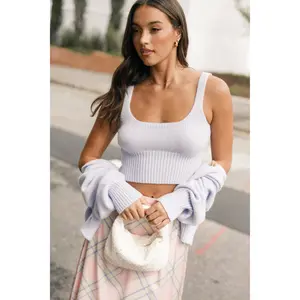 Isabel Sweater Top - Lilac