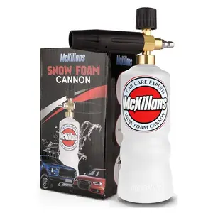 Snow Foam Cannon for Professional 1 and Home Use - High Quality Brass Connectors and Easy to Rebuild - Prevents Scratches and Swirls