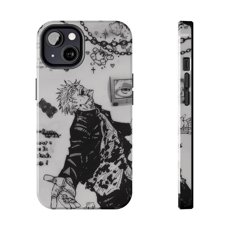 Satoru Gojo Tough Phone Case Suitable for iPhone 17/16/15/14/13/12/11 Pro Max/Plus and  Samsung Galaxy S23FE/22/23/24/25