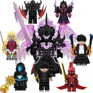 new Anime Solo Leveling Cheng Xiaoyu Blocks Figures Sets Spherical Joint Arms, Unique Weapos Highly Detailed Anime Toys