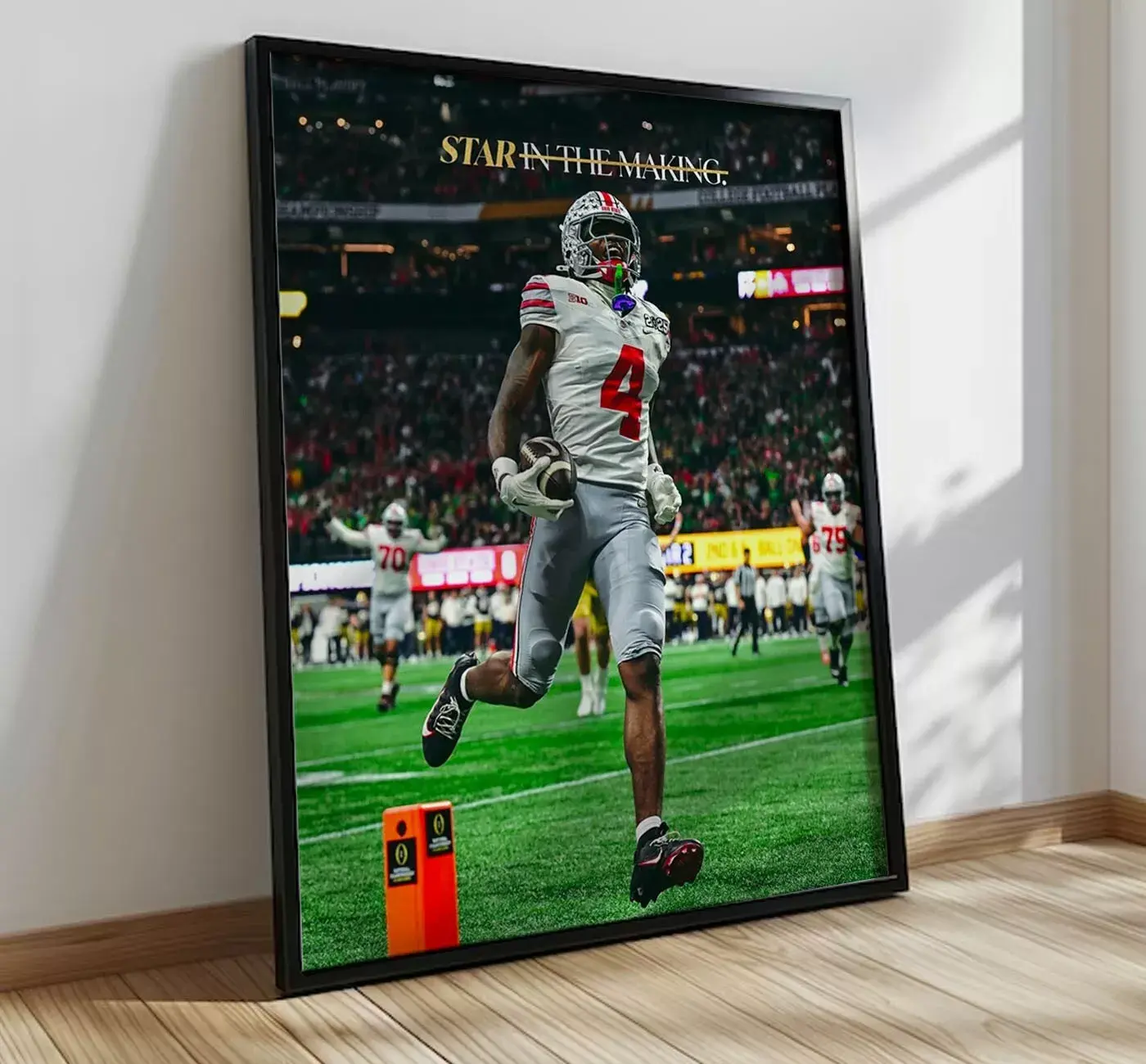 Jeremiah Smith Star In The Making National Champ 2025 Poster Art Poster