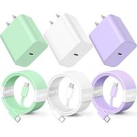 3pack purple*green*white