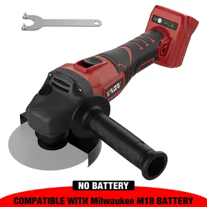 Cordless Angle Grinder for Milwaukee M18 Battery, 3 Speed Adjustable Brushless Grinder with Up to 8500 RPM, 5/8''-11 Spindle Portable Grinder for 4-1/2'' Wheels for Cutting, Grinding(NO Battery) anglegrinder