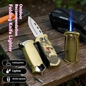 4-in-1 Multifunctional Keychain (Bottle Opener + Lighter)