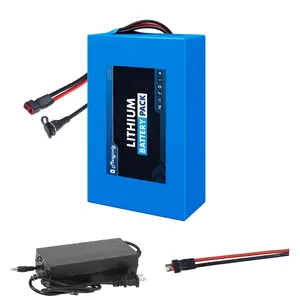 Meaycoty 36V 20Ah Ebike Scooter Battery Electric Bike Lithium Battery Pack with 30A BMS 2A Fast Charger, for 0-1000W Electric Bicycles, Scooters, ATVs