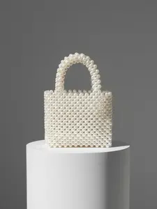 Elegant Women's Handbag Evening Bag Fashion Artificial Pearl Versatile Robe Clutch Luxurious Party Gown Bag Wedding Bride Bag Handbag Purse